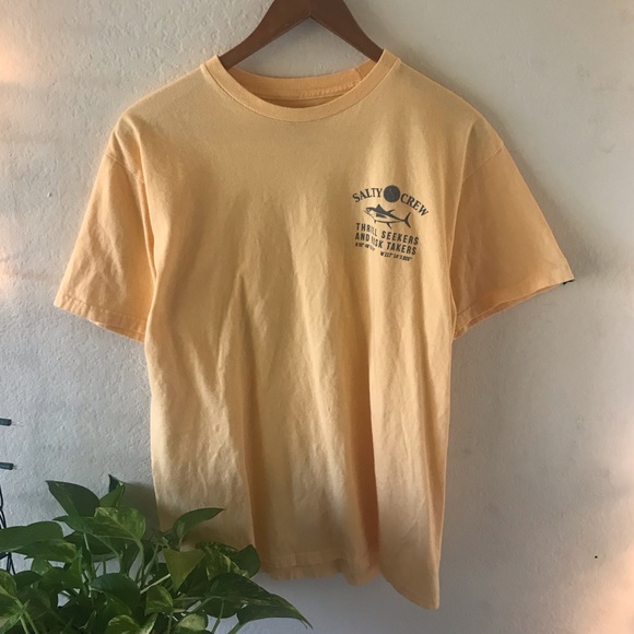 Salty Crew Other - Yellow Salty Crew thrill seekers risk takers shirt
